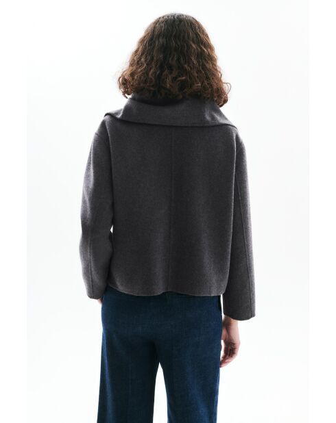 Cappotto in lana Gentiane grigio