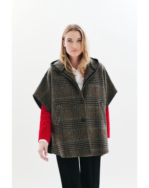 Poncho Harca taupe