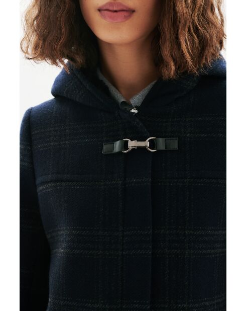 Manteau en laine Guimotin bleu marine