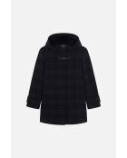 Manteau en laine Guimotin bleu marine