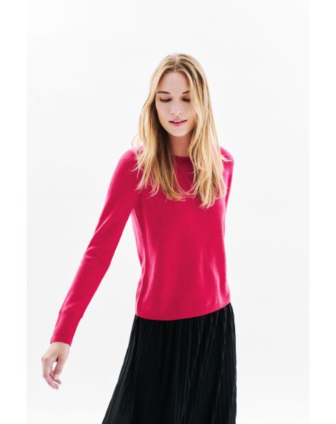 Pull Zoan rose framboise