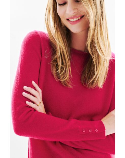 Pull Zoan rose framboise