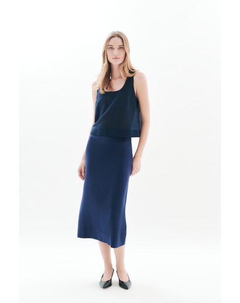 Marineblauer Rock Johna