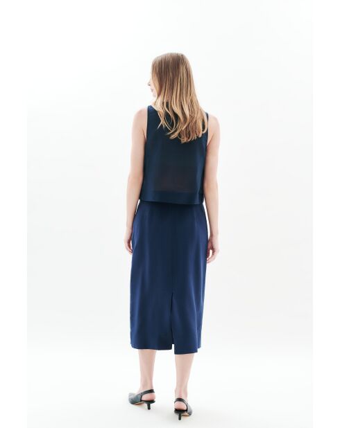 Marineblauer Rock Johna