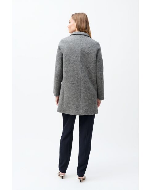 Cappotto in lana Gerome grigio chiaro