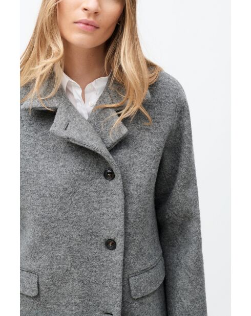 Cappotto in lana Gerome grigio chiaro