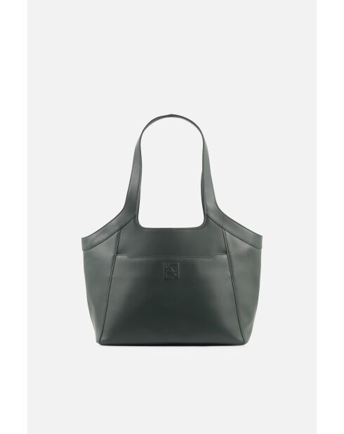 Sac Sacha en cuir vert kaki