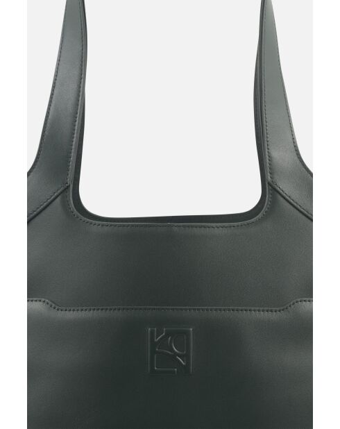 Sac Sacha en cuir vert kaki