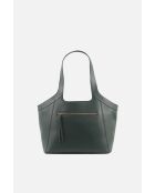 Sac Sacha en cuir vert kaki