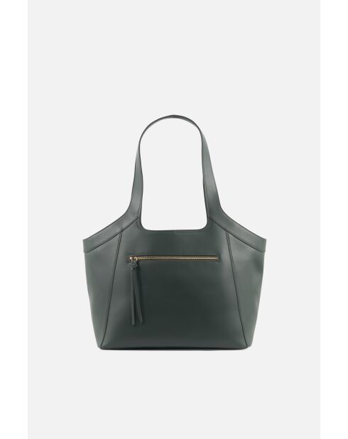 Sac Sacha en cuir vert kaki