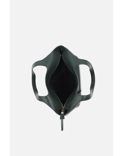 Sac Sacha en cuir vert kaki