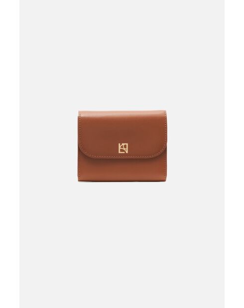 Porte-Cartes Sully en cuir camel