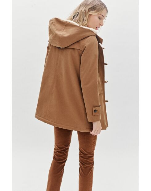 Parka Electra in cotone tortora