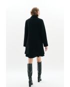 Cappotto Geraldine in lana nero