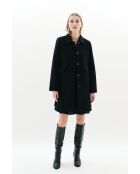 Cappotto Geraldine in lana nero