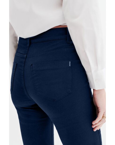 Pantalon en coton Joss bleu marine