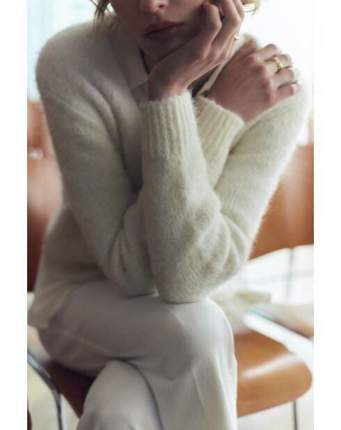 Gilet Donatella ecru