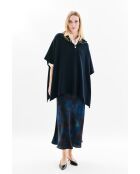 Poncho Herios bleu marine