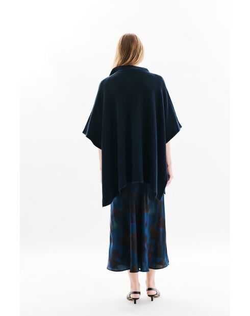 Poncho Herios bleu marine