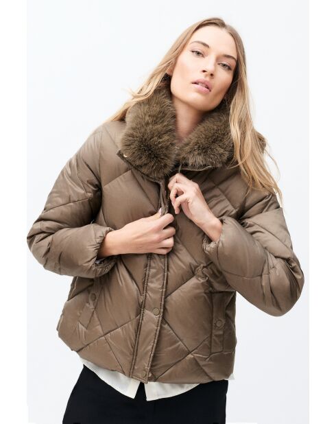 Manteau Gavony taupe