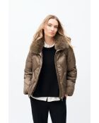 Manteau Gavony taupe