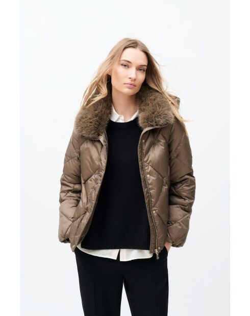 Manteau Gavony taupe