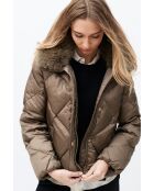 Manteau Gavony taupe