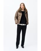 Manteau Gavony taupe