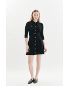 Abito Margaux in lana nero