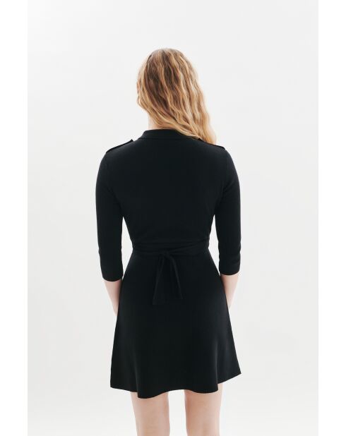 Abito Margaux in lana nero