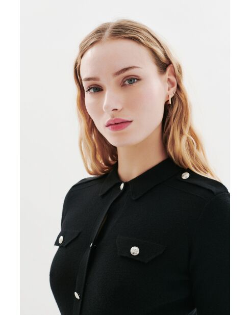 Abito Margaux in lana nero