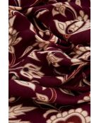 Foulard en laine Lamira bordeaux