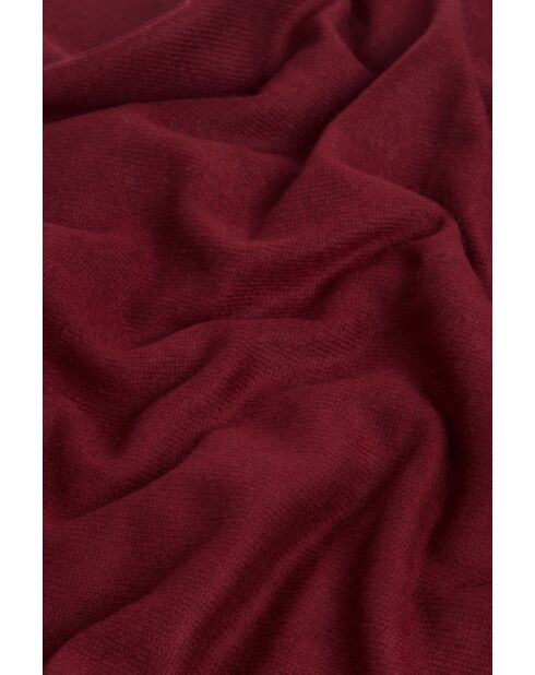 Echarpe Mabel bordeaux