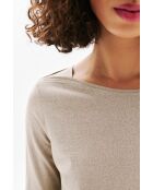 T-Shirt en coton Jade sable