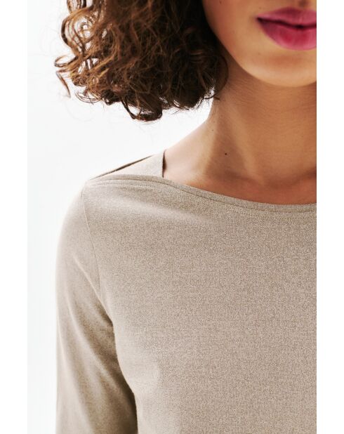 T-Shirt en coton Jade sable