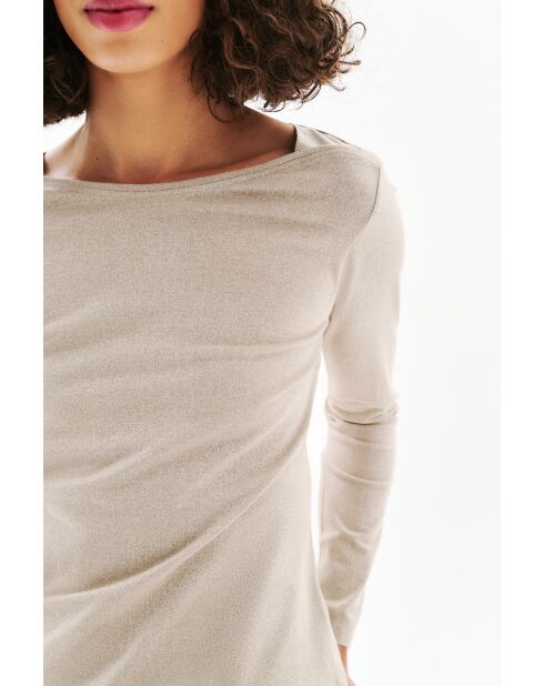 T-Shirt en coton Jade sable