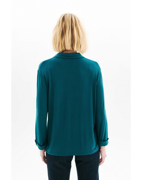 T-Shirt Nina bleu canard