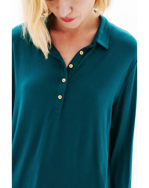 T-Shirt Nina bleu canard