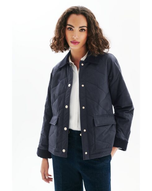 Marineblauer Gombo-Parka