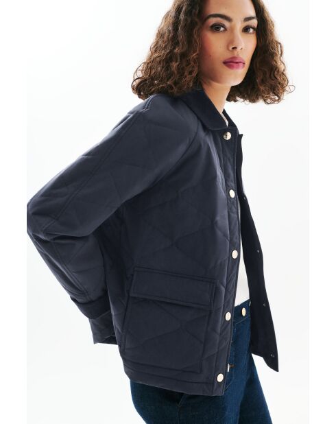 Marineblauer Gombo-Parka