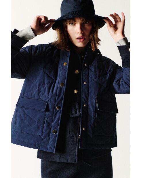 Marineblauer Gombo-Parka