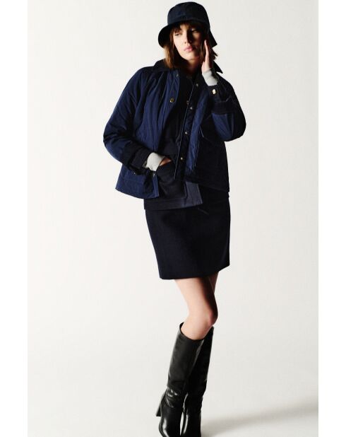 Marineblauer Gombo-Parka