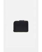 Portacarte Stanley in pelle nera