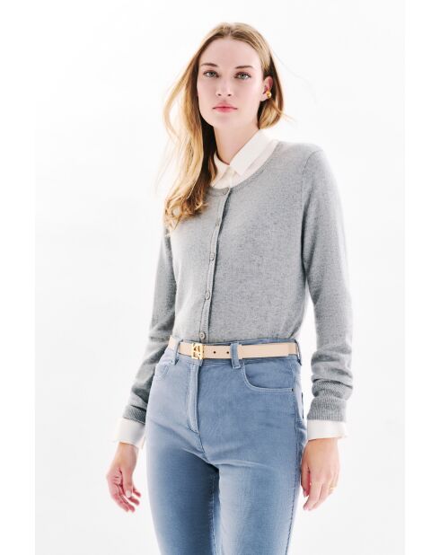 Gilet Caroline gris