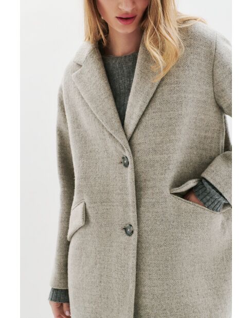 Cappotto in lana Brillant grigio scuro