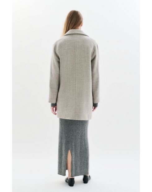 Cappotto in lana Brillant grigio scuro