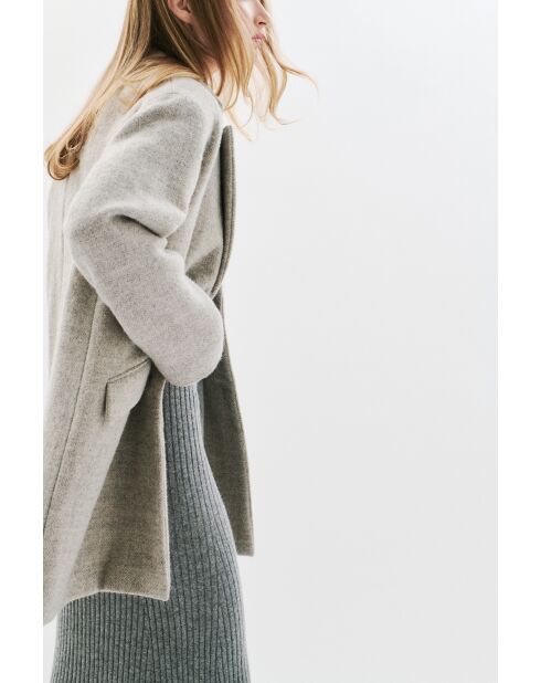 Cappotto in lana Brillant grigio scuro