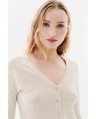 Gilet en coton Leonard ecru