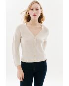 Gilet en coton Leonard ecru