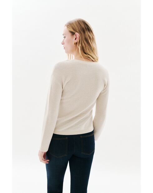 Gilet en coton Leonard ecru